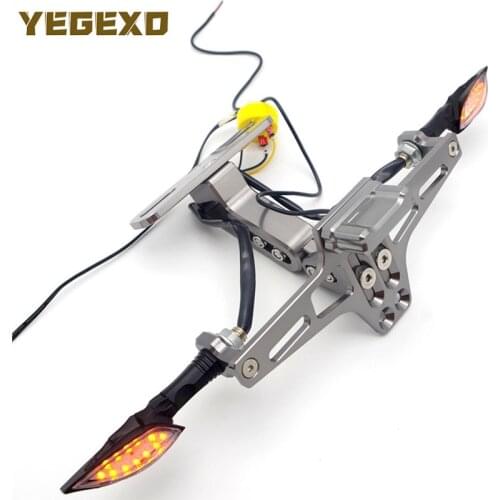 License Plate Holder &Turn signal Motorcycle Accessories for Honda cbr 1100xx dio 34 cb190r cbr 954 rr transalp 600 cb 750 xadv