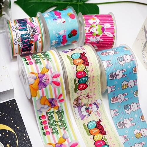 DIY Easter Day Printed Grosgrain Ribbon For Craft Supplies Sewing Accessories 5 Yards, Planar Resins Mold 10 Pieces. 49228