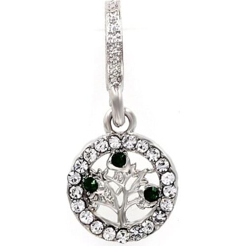 GO MAX DGW Life Tree Pendant Charms Beads fit Original Pandora Charms Silver Bracelet DIY Women Jewelry