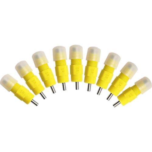 Plastic Automatic Nipple Drinker Feeder Water Cups 10set screw style poultry nipple drinker water chicken bird quail rabbit