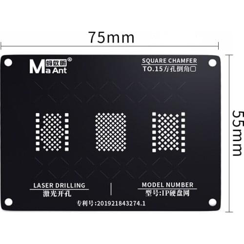MaterXu MaAnt Nand Stencil for iPhone iPad IOS Device LGA60 BGA70 BGA110 As Amaoe Qianli