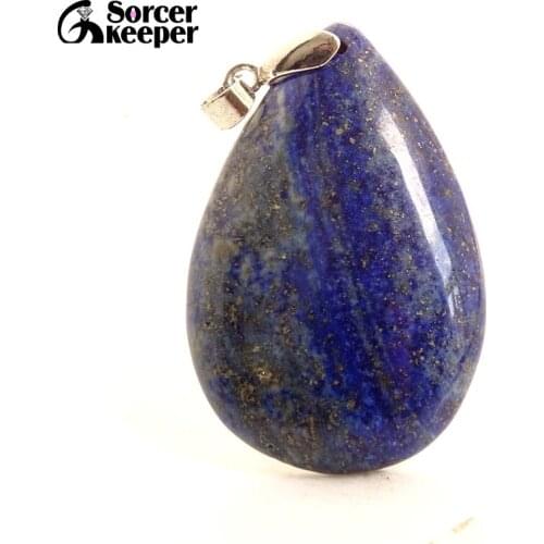 Mens Bijoux Blue Lapis Lazuli Beads Necklaces & Pendants Natural Stones Beads for Jewelry Making Accessories Womens Gift BF205