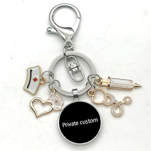 New Dripping Mini Medical Device Personality Photo Pendant Customizeds Keychain Baby Photo Child Mom Dad Grandparents Like Gifts