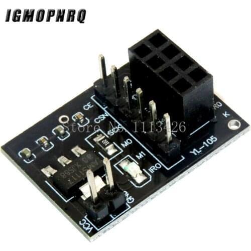 NRF24L01 Wireless adapter Module 3.3V New Socket Adapter plate Board For 8Pin For arduino