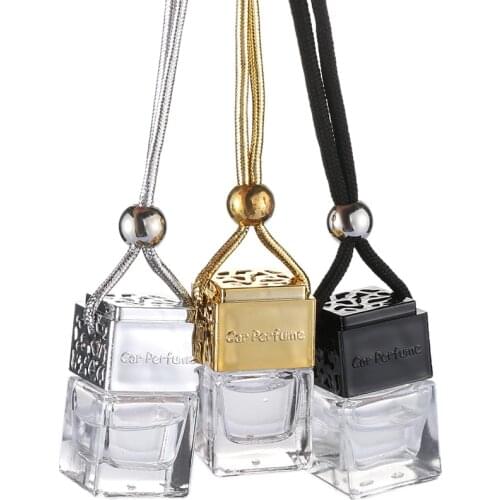 1PC Home Air Freshener Scent Perfume Bottle Ornament Essential Oil Diffuser Fragrance Hanging Empty Bottle Interior Accessories