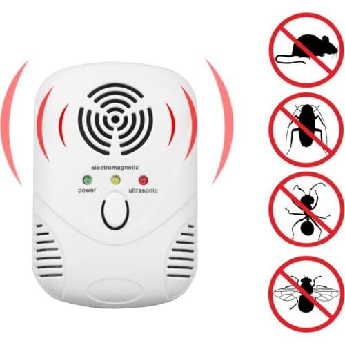 Electronic Ultrasonic Mouse Repellent Cockroach Mosquito Pest Reject Insect Rats Spiders Repeller Mice Pest Control