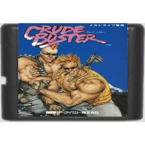 Crude Buster 16 bit MD Game Card For 16 bit Sega MegaDrive Genesis game console