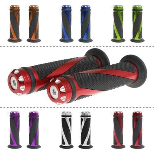 22mm 7/8" Motorcycle Universal Handle bar Grips Carbon Fabric Bar For Honda