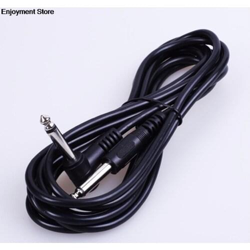 10FT Guitar-Amp Cable Electric Guitar Amplifier 3m Cord Wire Black Instrument Patch Cord Amplifier IRIN Lead Cable 6.35mm 1/4"