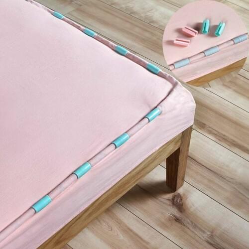 12 Pcs/Set Blankets Bed Sheet Clip Practical ABS Mattress Grippers Fasteners Clothes Pegs Coverlet Holder Slip-Resistant clamp