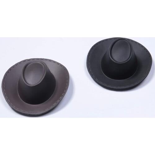 2 Models 1/6 Scale Fashion Hat Man Cowboy Hat Male Western Cowboy Hat Retro Cap For 12" Action Figure Body Doll Toys Accessory