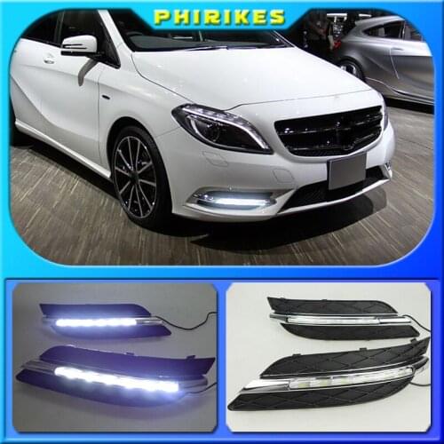 2pcs For Mercedes-Benz for W245 B180 B150 B170 B200 DRL Daytime Running Light 2008-2010 year