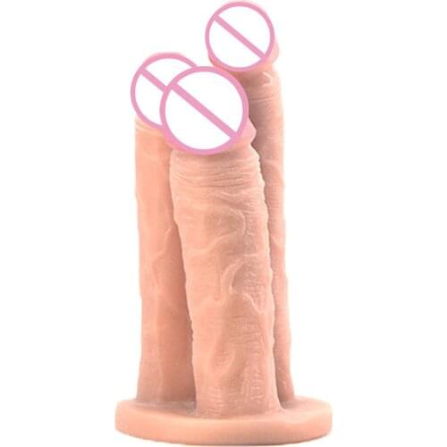 3 Heads Huge Penis Realistic Dildo Vaginal Anal Sex Toys Suction Cup Big Dick Anal Erotic Product Lesbian Vaginal Masturbator
