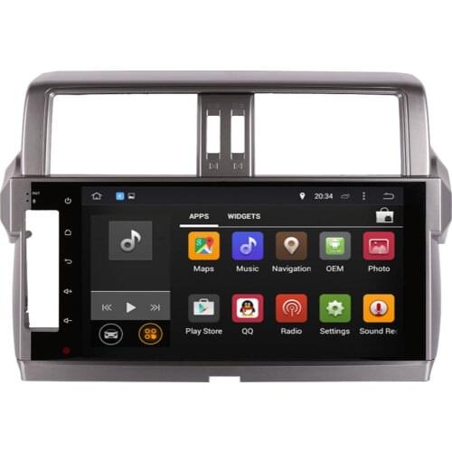 4GB RAM Prado150 With Steering Wheel Multimedia Android 9.0 10.1 Inch Car GPS For TOYOTA Land Cruiser Prado 150 IPS 2014-2017