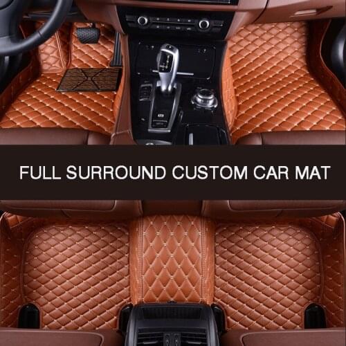 HLFNTF Full surround custom car floor mat For ACURA MDX 2014-2017 car parts car accessories Automotive interior