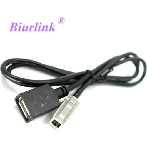 Biurlink Car Radio Stereo USB Cable Extend USB Port For Toyota Camry Lexus Verso Mazda