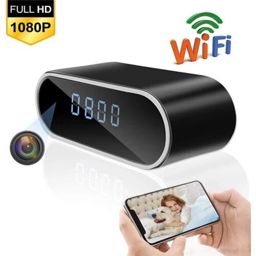 Wireless WIFI Mini Clock Camera Oculta Alarm Camcorder Watch 1080P IP/AP Security Night Vision Motion Detect Remote Monitor Cam
