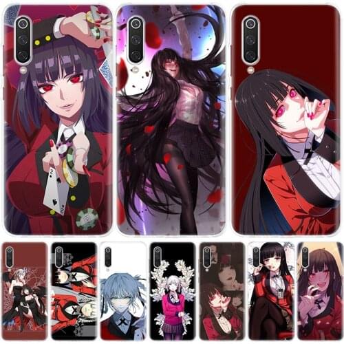 Anime Kakegurui Phone Case for Xiaomi Redmi Note 10 9 9S 8 8T 7 9A 9C 8A 7 7A 6A S2 K20 K30 Pro Fashion Cover Capa