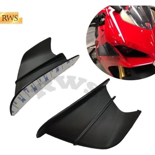 Motorcycle Winglet Aerodynamic Wing Kit Spoiler For KAWASAKI Ninja H2 H2R Yamaha BWS RS JOG JOE GP