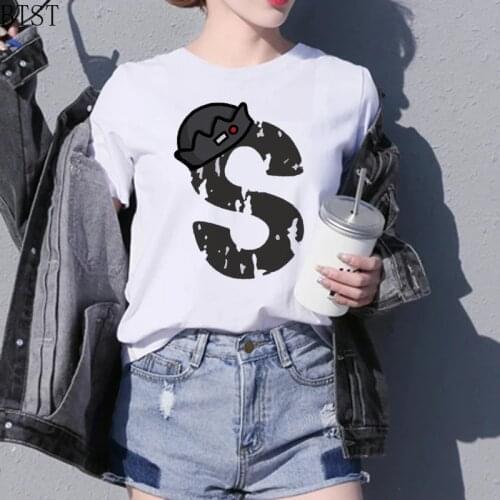Womens Riverdale Design Printing Casual Short Sleeve Tops Tees Cotton Harajuku Kawaii Casual Hip Hop Tshirt Womens Shirts