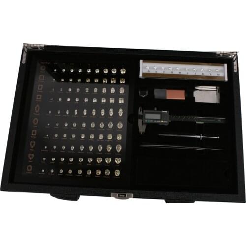 GemTrue Diamond Complete grading set for color shapes sizes Comprehensive Master Stone Set