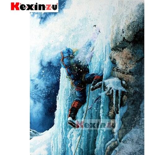 KEXINZU 5D DIY Full Square Drill Diamond Painting -hiker- 3d Mosaic Diamand Embroidery Wedding Room Decoration K00112