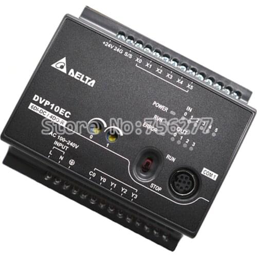 PLC controller EC3 series DVP10EC00R3 DVP10EC00T3 100-240VAC 10-point host 6DI 4DO Relay output New in box