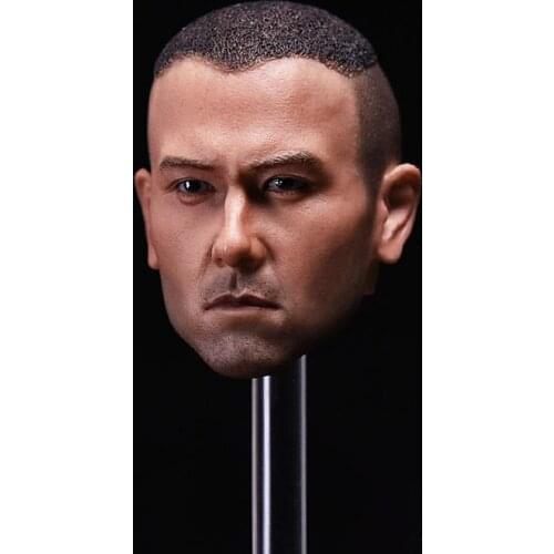 1/6 Scale Asian War Wolf Military Special Forces Peng Yu Yan Short Beard Version Head Sculpt Headplay for 12" Action Figure Body