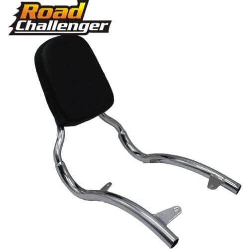 Motorcycle Sissy Bar Rear Passenger Backrest Cushion Pad Chrome for Honda SHADOW VLX 600 VT600 1988-1998 1997 1996 1995