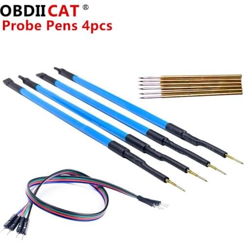 OBDIICAT 4pcs/set Probe Pens for LED BDM Frame For BDM frame pin 40pcs/set BDM Frame