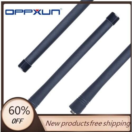 OPPXUN VHF 136 - 174MHz Ham Antenna SMA Female for Kenwood TK2107 TK2106 TK2100 Radio Black