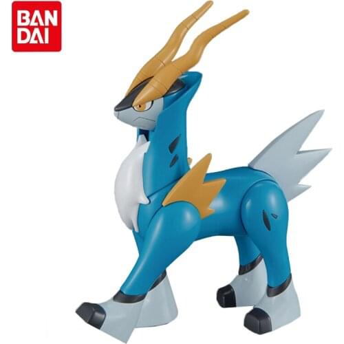 BANDAI Genuine Assemble Model Pokemon Anime Figures Cobalion Action Figure Collection Model Toys Gifts For Children