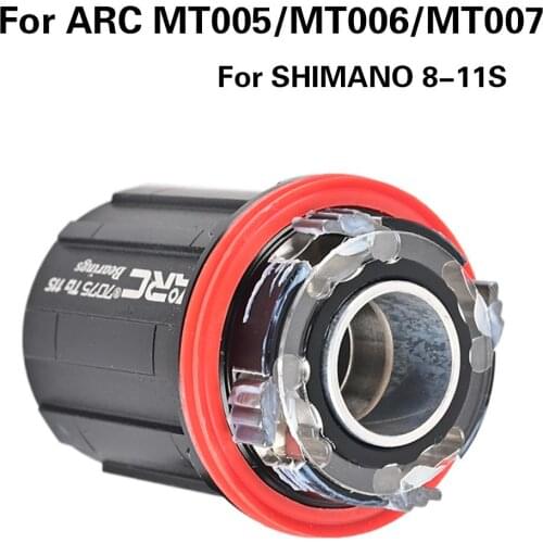 Hub Bearing Base Aluminum Alloy Hub Repair Parts for Arc Bicycle Hub Bearing Base 8 9 10 11 12 Speed 007 005 010 009