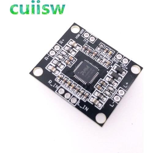 Cuiisw 10pcs/lot PAM8610 digital power amplifier board 2 x15w dual channel stereo mini class D power amplifier board