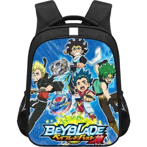 Cartoon Beyblade Burst Backpack Printed Teenager Girls Boys School Bag students book Bag schoolbag mochila infantil for children