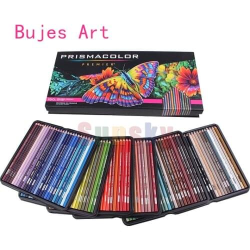 Sanford prismacolor Color pencil 150 color suit hand painting soft core oiliness oil colored pencil hand drawing art supplies