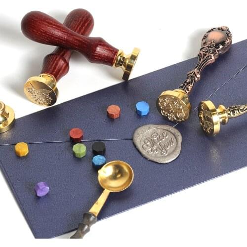 Retro Wax Seal Stamp Plant tree Sealing Wax Scrapbooking Stamps Invitation Wedding Decorative DIY Envelope Paper Card Tools