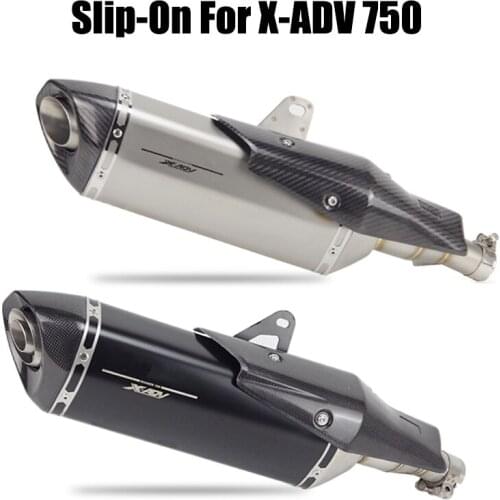 Slip On Motorcycle Exhaust Pipe Muffler Escape Modified Tube Header Front Link Pipe For Honda X-ADV 750 X ADV750 ADV Full System