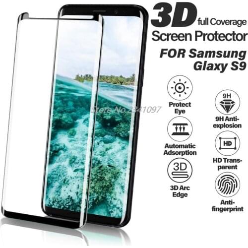 20D Full Cover Screen Protector for Samsung Galaxy S10E S8 S9 S10 PLus Note 8 9 10 Pro S7 Edge Tempered Protective Film Glass
