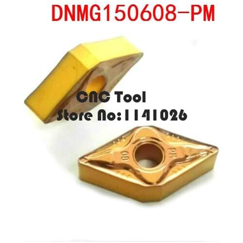 10PCS DNMG150608 PM carbide CNC inserts.CNC lathe tool, carbide turning inserts cutter carbide cutting tool