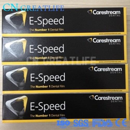 150pcs/box E-speed Quick Developing High Definition X-ray Dental Film Kodak X-ray Film Dental X Ray Films E Speed