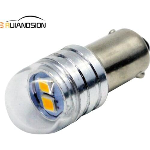 2PCS super bright H21W BAY9S BA9S BAX9S 2smd 3030 6v 12v LED Car Clearance rear fog lamp Auto Backup Reserve Bulb white 3000K