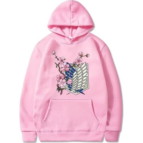 2021 Attack on Titan Japanese Anime Graphic Hoodies Women Kawaii Harajuku Sweatshirt Loose Casual Long Sleeve Hooded Woman Tops