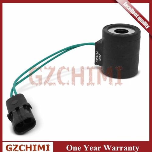 6359424 For HydraForce Solenoid Valve Coil w/ Weatherpack Connector, 24v DC Fits 10, 12, 16, 38 and 58 series Stems (5/8" Hole)