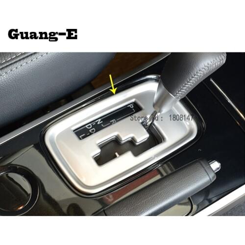 Car Sticker Inner Middle Front Shift Stall Paddle Cup Lamp Frame Trim Molding Part 1pcs For Mitsubishi Outlander 2016 2017 2018