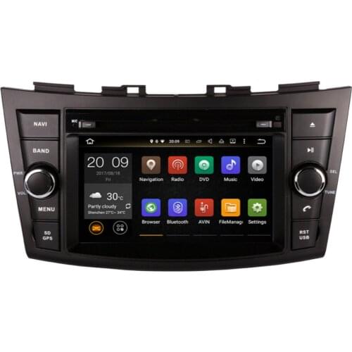 Android 10.0 Car GPS Navigation For Suzuki Swift 2011-2016 Car Radio Multimedia Player With HD Screen BT Support Steering-Wheel