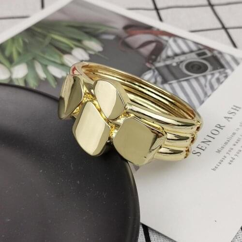 Punk Style Irregular Alloy Cuff Bangles Bracelets For Women 2020 Fashion Jewelry Statement Charm Bracelets UKMOC