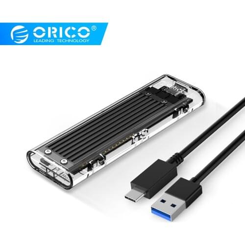 ORICO USB 3.1 to M.2 NGFF SSD mobile Hard Disk Box Adapter Card SSD HDD Case for 2230/2242/2260/2280 m2 SATA Disco Duro Externo