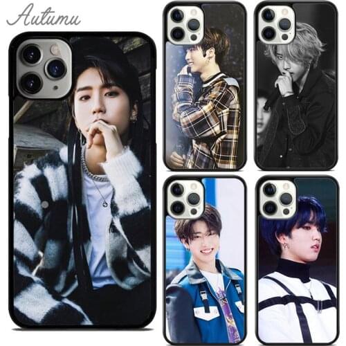 Han Jisung Stray Kids Phone Case for iPhone 11 12 Pro Max mini X XR XS SE 2020 5 6 7 8 Plus Samsung Galaxy S8 S9 S10 Cover shell