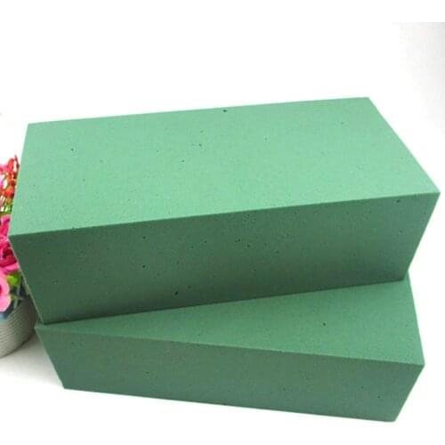 Flower Foam Block Flower Styrofoam Bricks Wedding Flower Holder Artificial Handle Bridal Foam Roses Foam Flowers Home Decoration